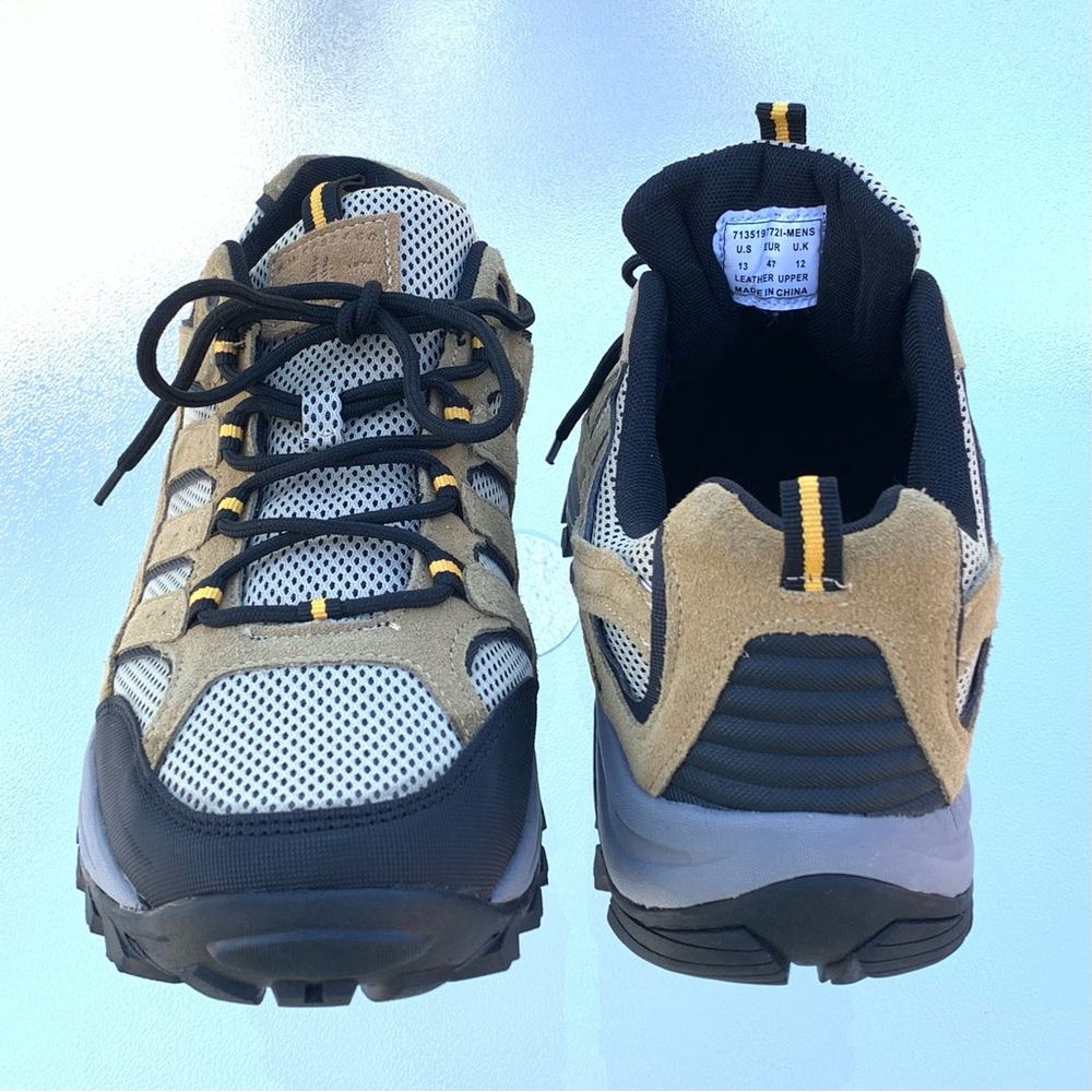 G.H. Bass & Co.® Colorado Black and Tan Low Top Hiking Shoes ~ Men’s Size 13 - Picture 7 of 9